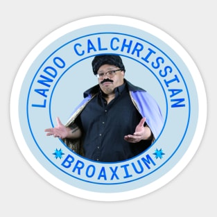 Lando CalCHRISsian Sticker